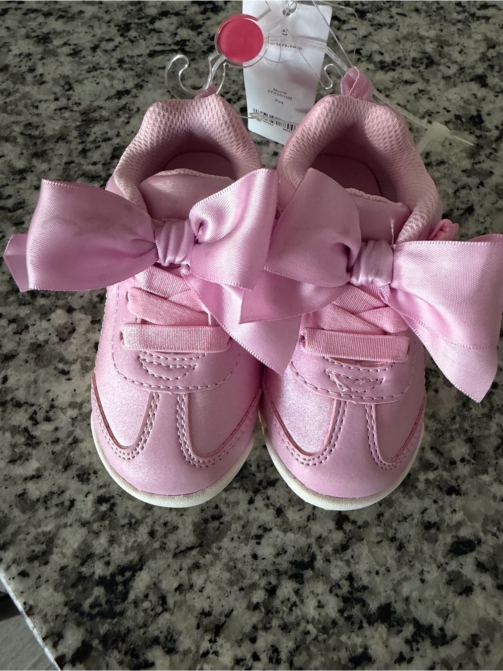 Carters Moira CF25E05H Pink Kids Bow Sneaker